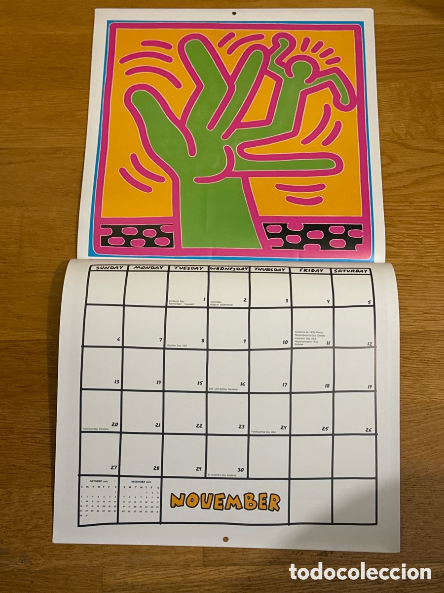Coleccionismo calendarios: KEITH HARING CALENDARIO 2005. - Foto 12