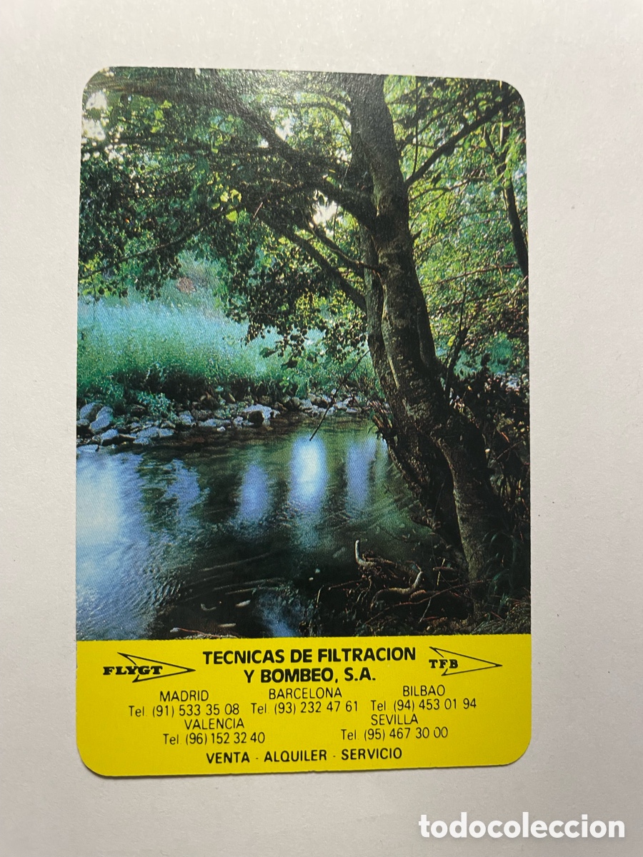 Coleccionismo Calendarios: calendario Fournier 1993, Flygt