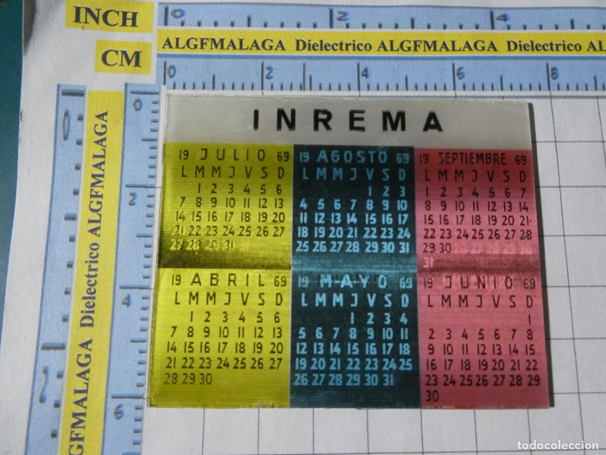 Collezionismo Calendari: CALENDARIO DE BOLSILLO. A&Ntilde;O 1969. ESTEREOSC&Oacute;PICO. MARROQUINER&Iacute;A DE PETREL ALICANTE . 51