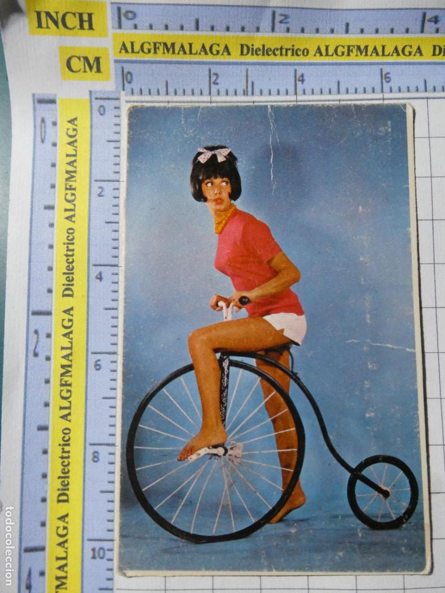 Sammeln von Kalendern: CALENDARIO DE BOLSILLO. A&Ntilde;O 1967. MUJER BICICLETA PUBLICIDAD PINTO MADRID. 61