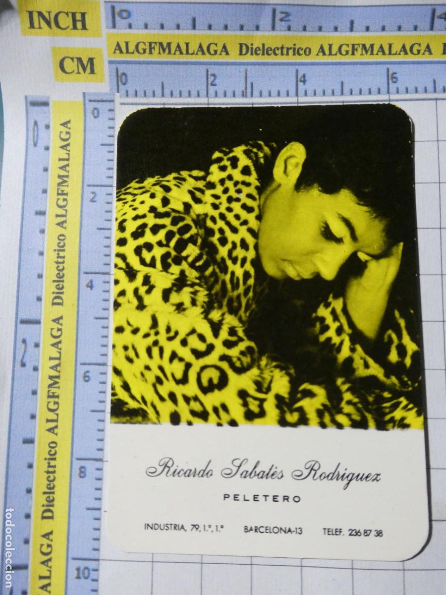 Collezionismo Calendari: CALENDARIO DE BOLSILLO. A&Ntilde;O 1968. PELETER&Iacute;A BARCELONA MUJER ABRIGO PIEL. 64