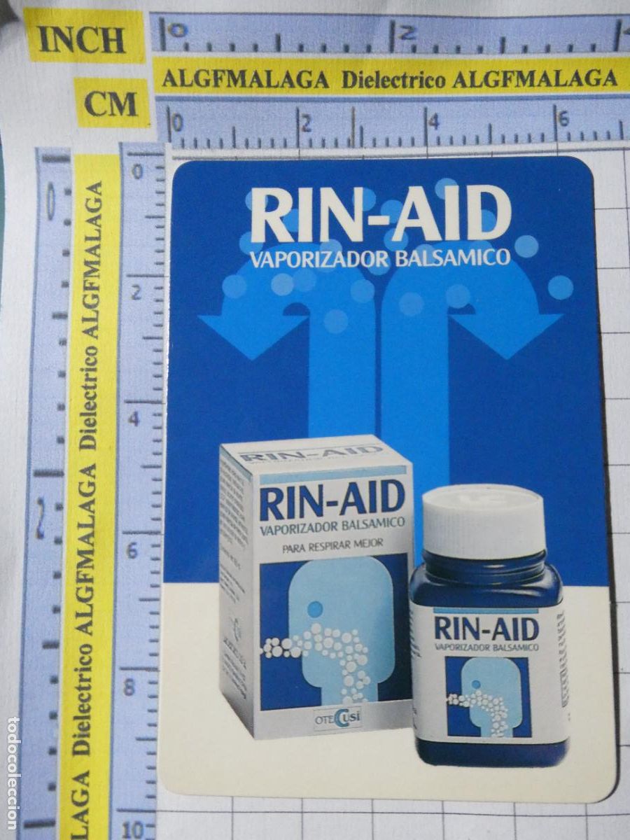 Colecionismo Calend&aacute;rios: CALENDARIO DE BOLSILLO. A&Ntilde;O 1994. MEDICINA MEDICAMENTO RIN AID 75