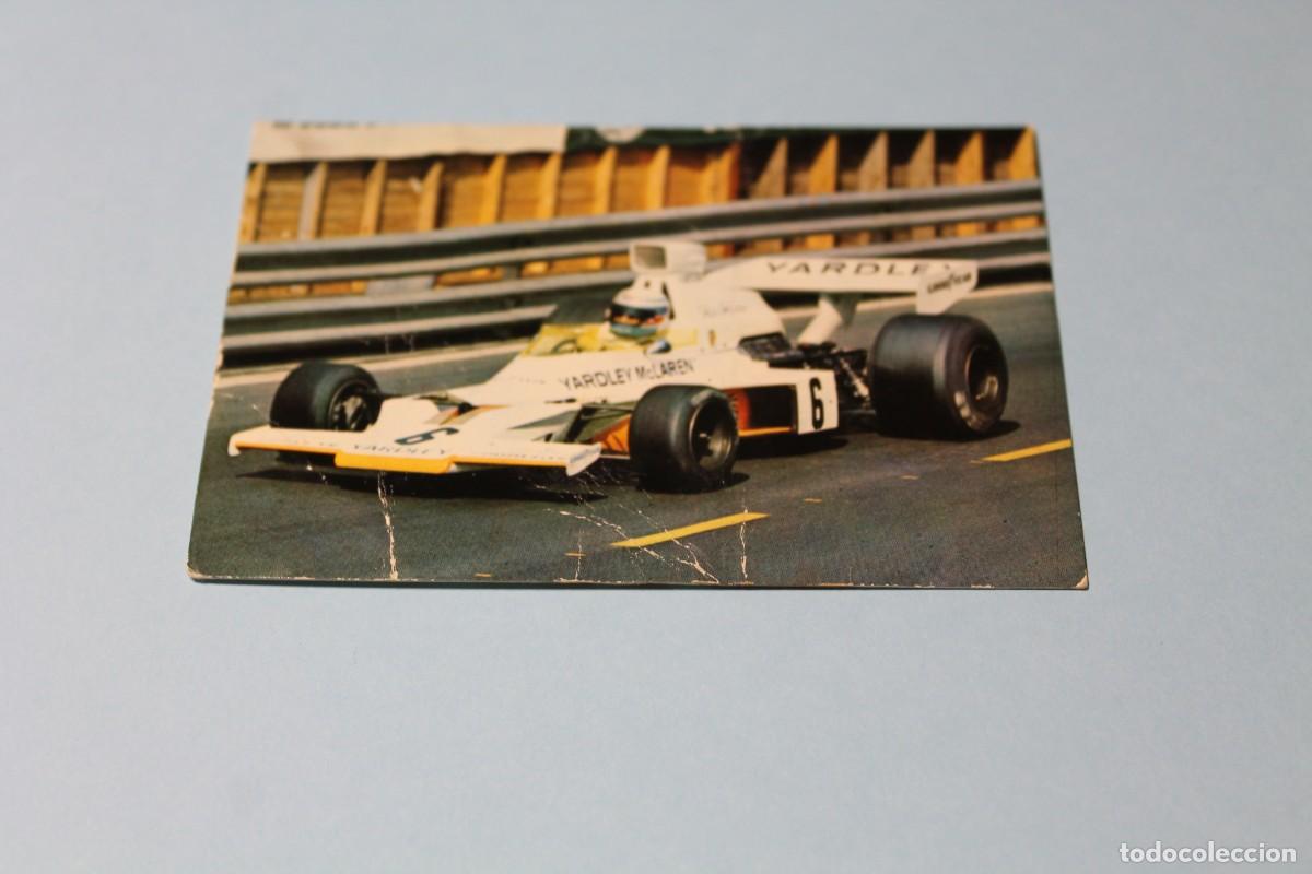 Coleccionismo Calendarios: CALENDARIO DE BOLSILLO. A&Ntilde;O 1975. SERIE 75 B18. FORMULA 1. Mc LAREN FORT M 23. Parking Financia.