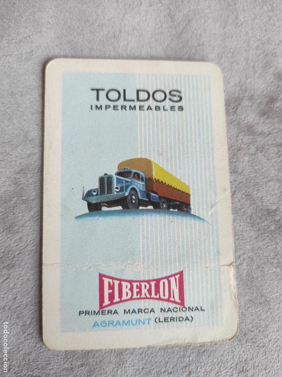 Colecionismo Calend&aacute;rios: CALENDARIO FOURNIER 1963 TOLDOS IMPERMEABLES FIBERLON