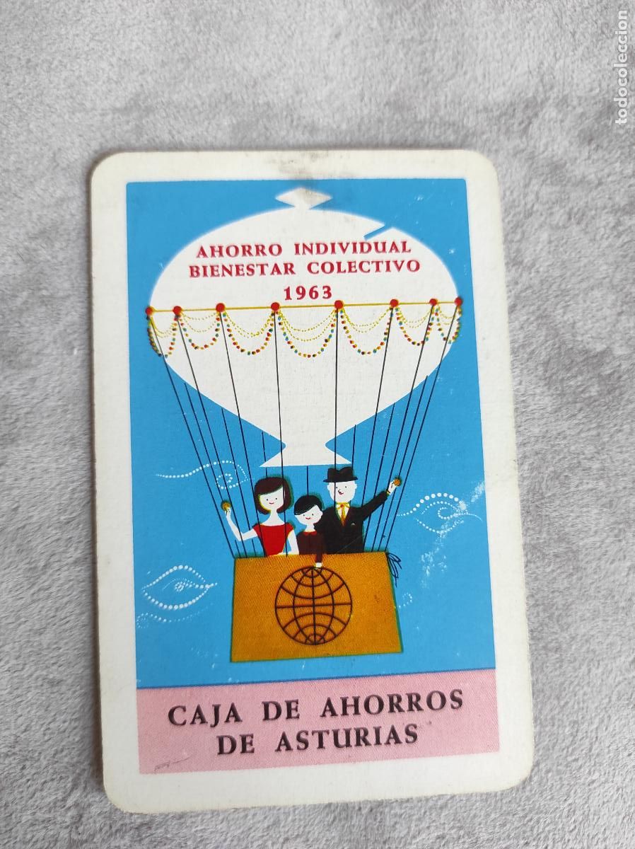Colecionismo Calend&aacute;rios: CALENDARIO FOURNIER 1963 CAJA DE AHORROS DE ASTURIAS