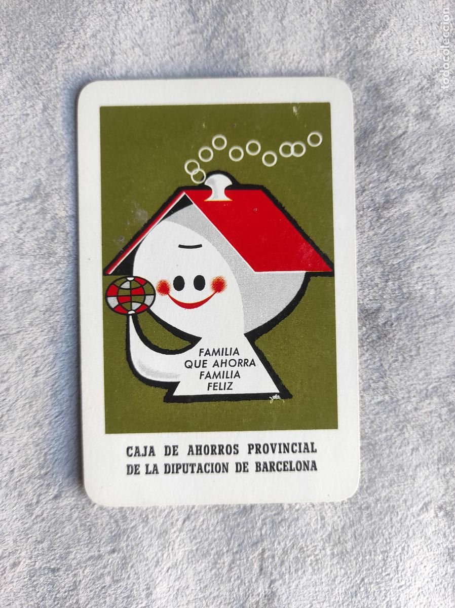 Colecionismo Calend&aacute;rios: CALENDARIO FOURNIER 1964 CAJA DE AHORROS PROVINCIAL DE LA DIPUTACION DE BARCELONA
