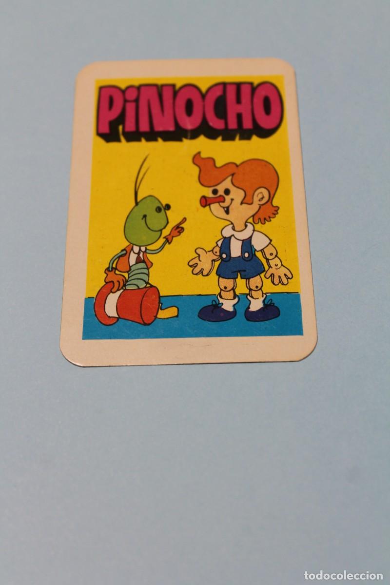 Coleccionismo Calendarios: CALENDARIO DE BOLSILLO DE NAIPES COMAS. A&Ntilde;O 1977. CUENTOS. PINOCHO.