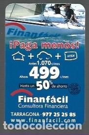 Coleccionismo Calendarios: CALENDARIO DE PUBLICIDAD DE FINANF&Aacute;CIL TARRAGONA DEL A&Ntilde;O 2007
