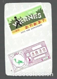 Coleccionismo Calendarios: CALENDARIO DE PUBLICIDAD DE LA ONCE DEL A&Ntilde;O 1986