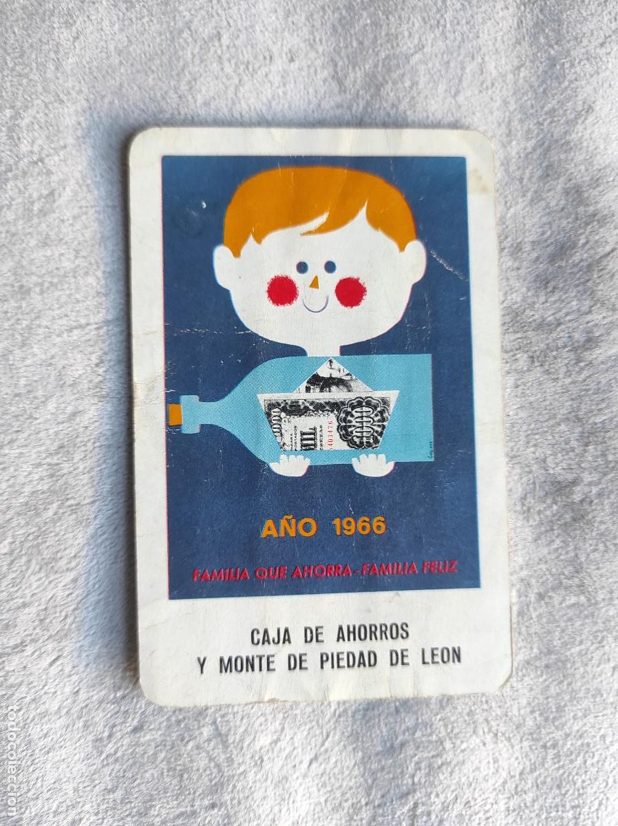 Collezionismo Calendari: CALENDARIO FOURNIER 1966 CAJA DE AHORROS DE LEON