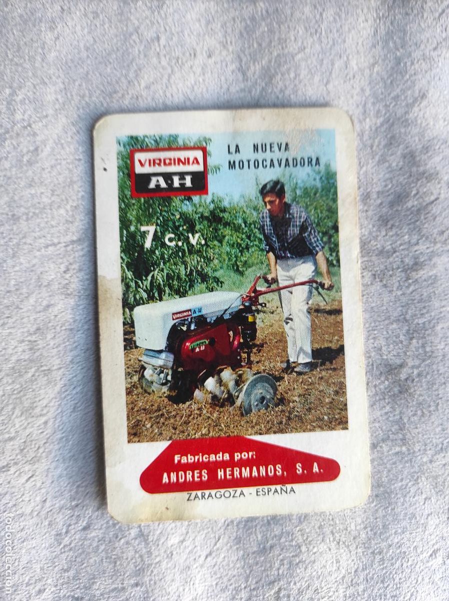 Collezionismo Calendari: CALENDARIO FOURNIER 1967 MOTOCAVADORA VIRGINIA