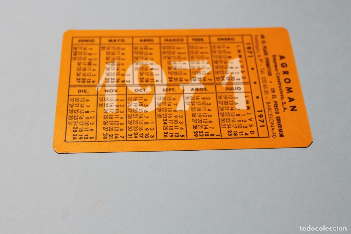 Collezionismo Calendari: CALENDARIO DE BOLSILLO. AGROMAN - BARCELONA. A&Ntilde;OS 1971 - 1972. Perfecto.