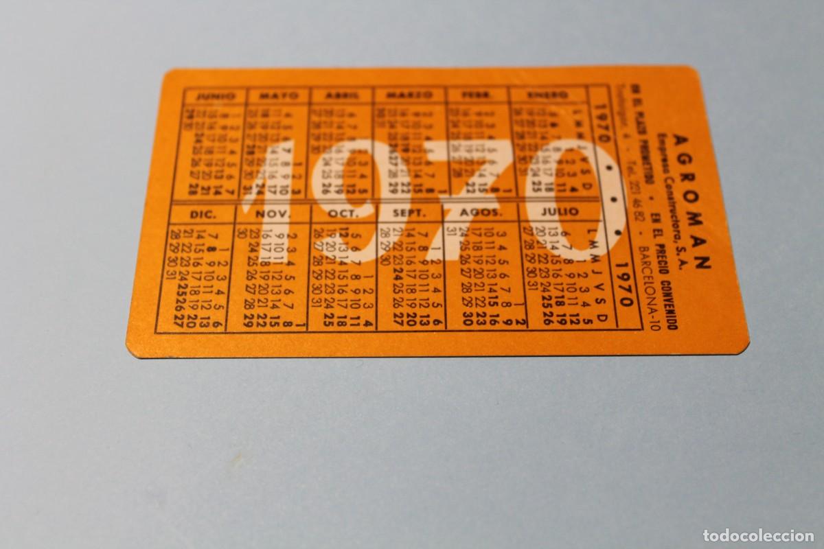 Collezionismo Calendari: CALENDARIO DE BOLSILLO. AGROMAN - BARCELONA. A&Ntilde;OS 1970 - 1971.