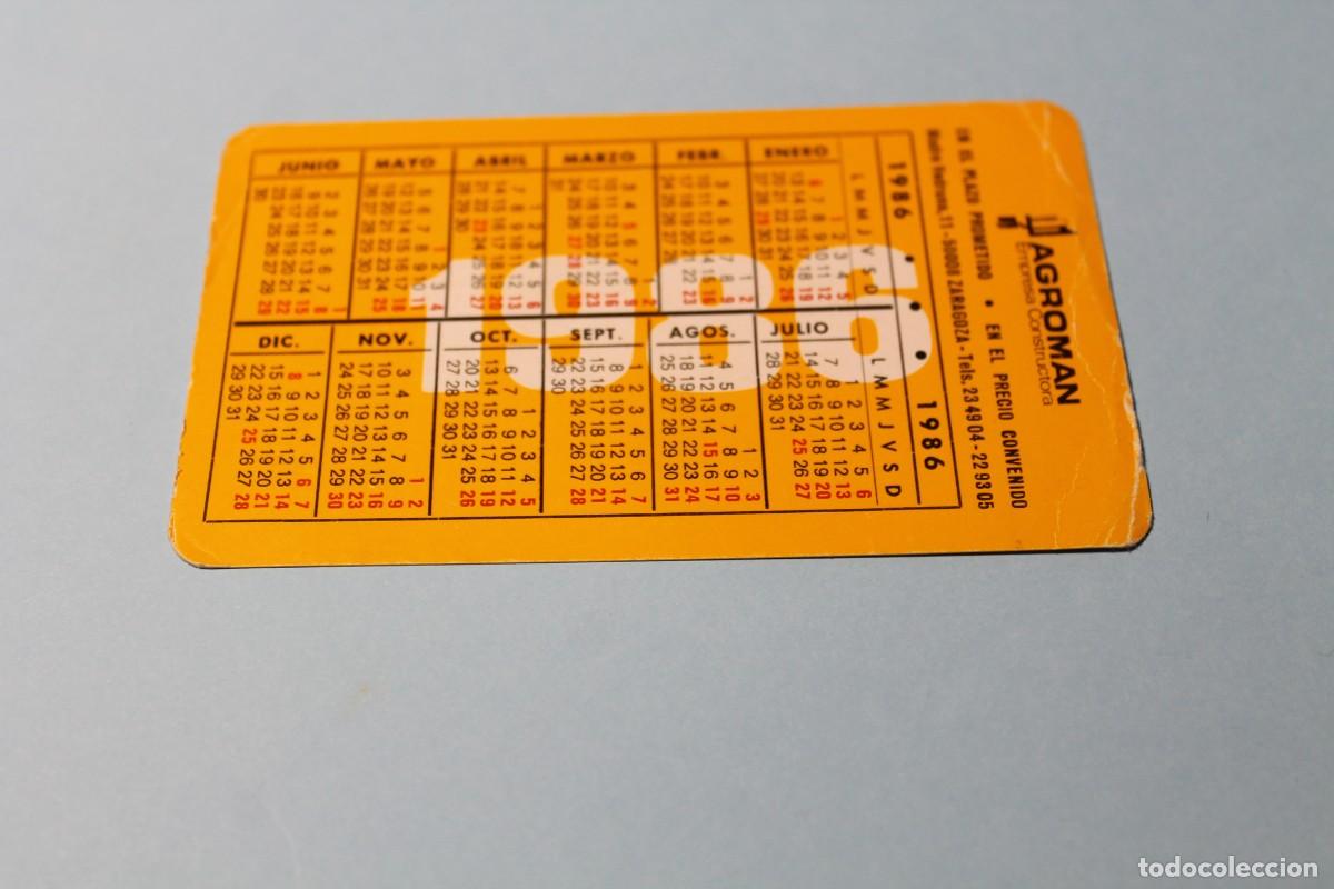 Collezionismo Calendari: CALENDARIO DE BOLSILLO. CONSTRUCTORA AGROMAN - ZARAGOZA. A&Ntilde;OS 1986 - 1987.