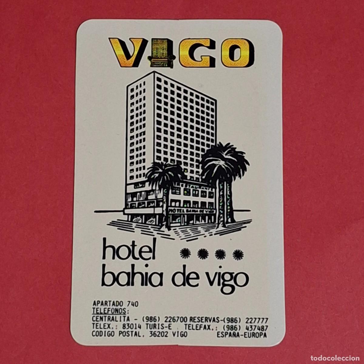 Collectables Calendars: 1988 CALENDARIO BOLSILLO - HOTEL BAHIA DE VIGO - CON FASE LUNAR Y REGLA - PLASTICO
