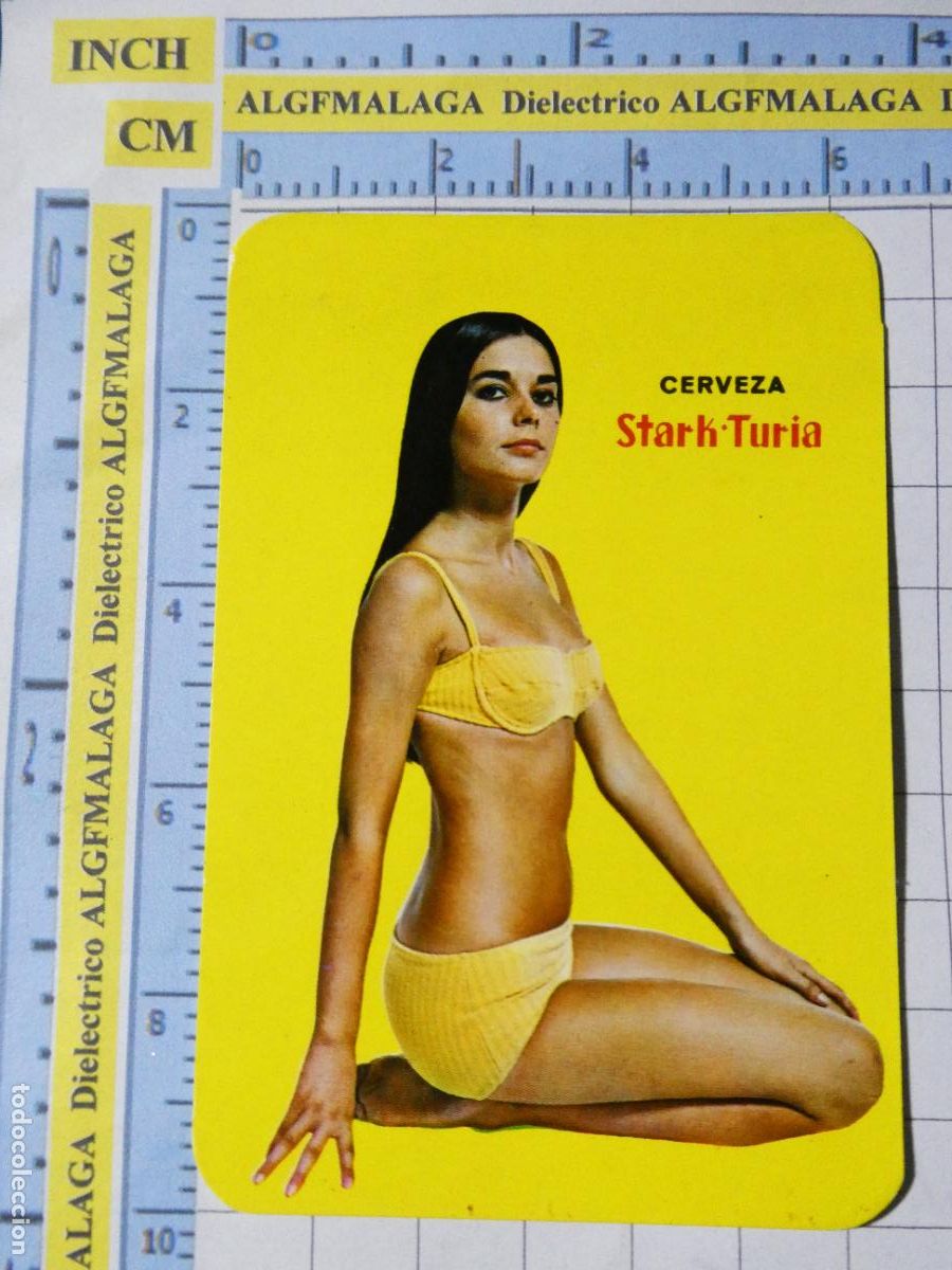 Collectionnisme Calendriers: CALENDARIO DE BOLSILLO. A&Ntilde;O 1969 CERVEZA STARK TURIA MUJER BIKINI 165