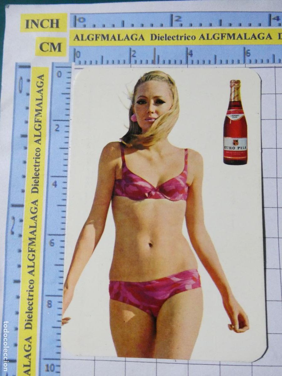 Collezionismo Calendari: CALENDARIO DE BOLSILLO. A&Ntilde;O 1969 CERVEZA EURO PILS MUJER BIKINI 166