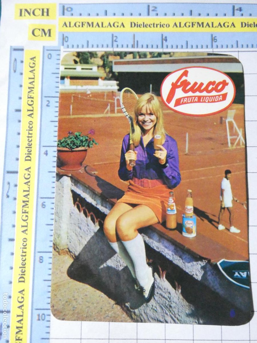 Collezionismo Calendari: CALENDARIO DE BOLSILLO. A&Ntilde;O 1968. ZUMO FRUCO FRUTA L&Iacute;QUIDA MUJER TENIS TENISTA 171