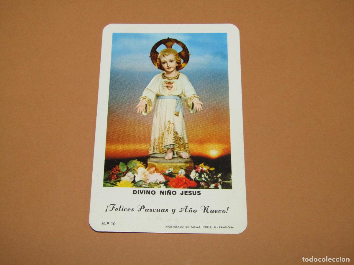 Coleccionismo calendarios: Antiguo Calendario H. FOURNIER del DIVINO NI&Ntilde;O JES&Uacute;S del A&ntilde;o 1974