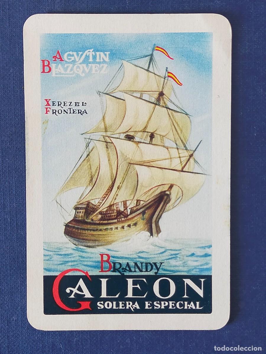 Coleccionismo Calendarios: Muestra HERACLIO FOURNIER tipo Calendario de bolsillo - BRANDY GALEON Solera Especial.
