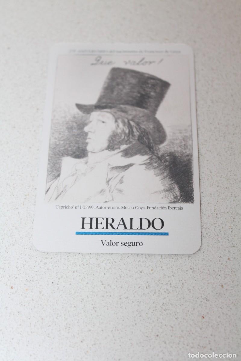 Collezionismo Calendari: CALENDARIO DE BOLSILLO HERALDO DE ARAGON. PERIODICO. A&Ntilde;O 2021. GOYA. SIN ERROR DE IMPRENTA. DOBLE R.