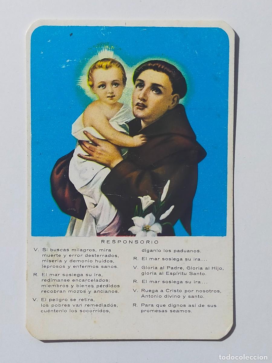 Coleccionismo Calendarios: Calendario de bolsillo A&ntilde;o 1964 - Responsorio SAN ANTONIO DE PADUA - Edit Serafica