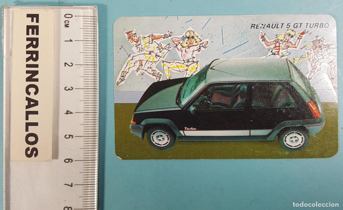Coleccionismo Calendarios: CALENDARIO RENAULT 5 GT TURBO 1986