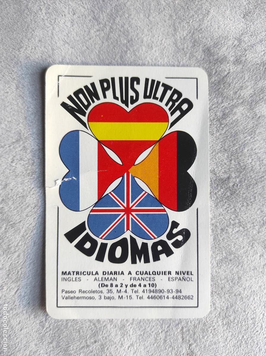 Sammeln von Kalendern: CALENDARIO FOURNIER 1983 NON PLUS ULTRA IDIOMAS