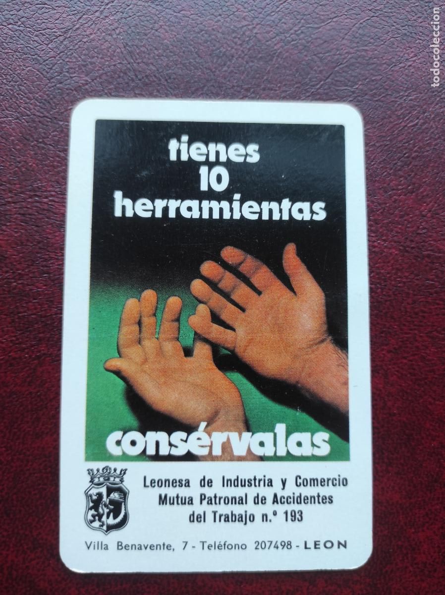 Collezionismo Calendari: CALENDARIO FOURNIER 1983 LEONESA DE INDUSTRIA Y COMERCIO MUTUA PATRONAL DE ACCIDENTES DE TRABAJO