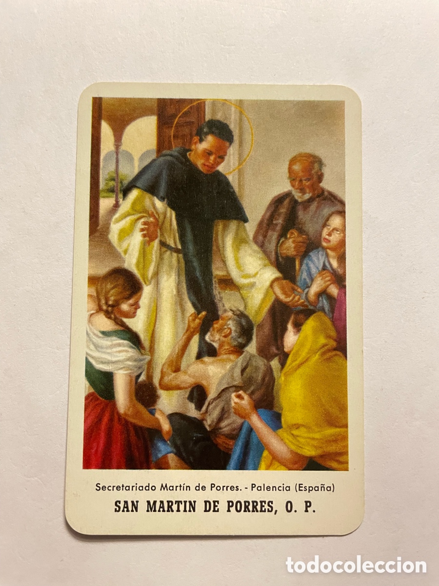 Coleccionismo calendarios: calendario Fournier 1968, San Martin de Porres