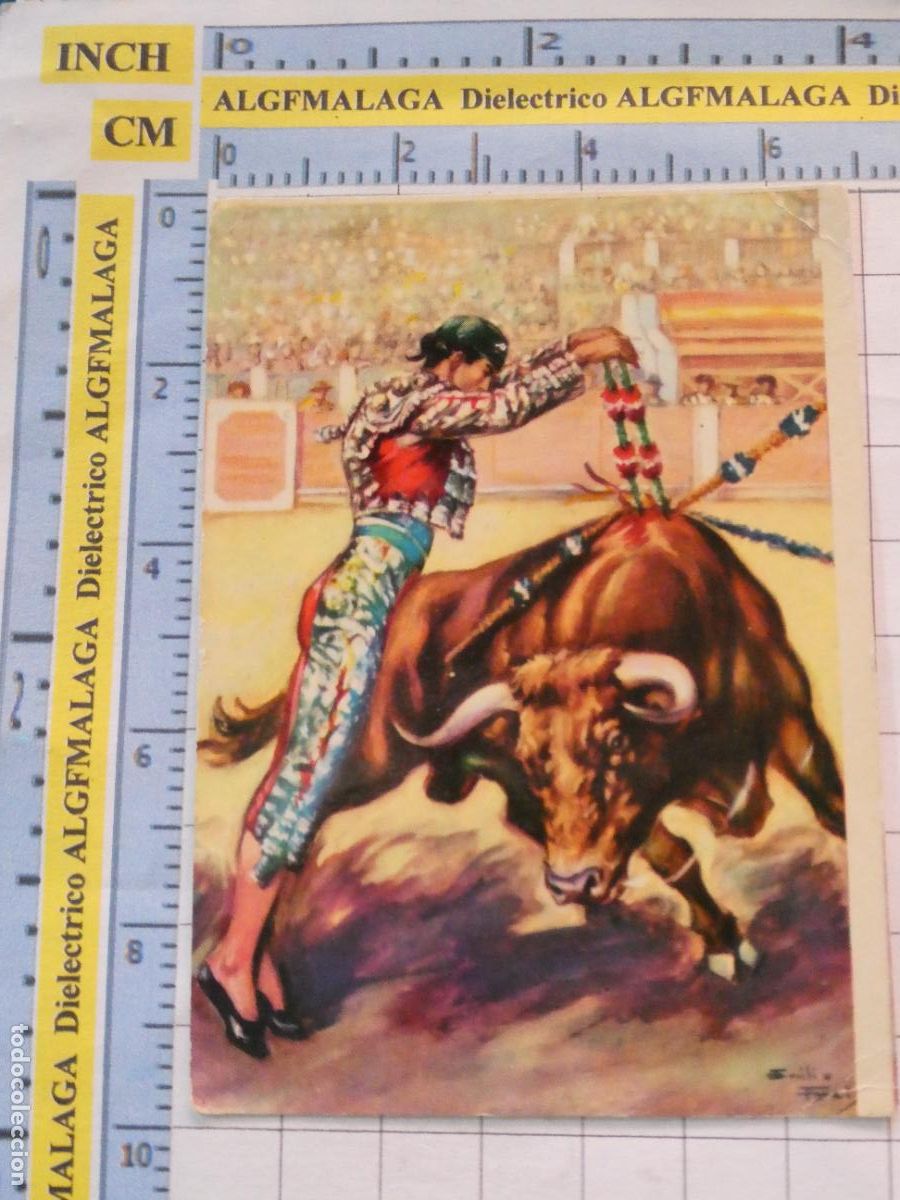 Collezionismo Calendari: CALENDARIO DE BOLSILLO. A&Ntilde;O 1965. TOROS TORERO PAR BANDERILLAS. PUBLICIDAD M&Aacute;LAGA. 184