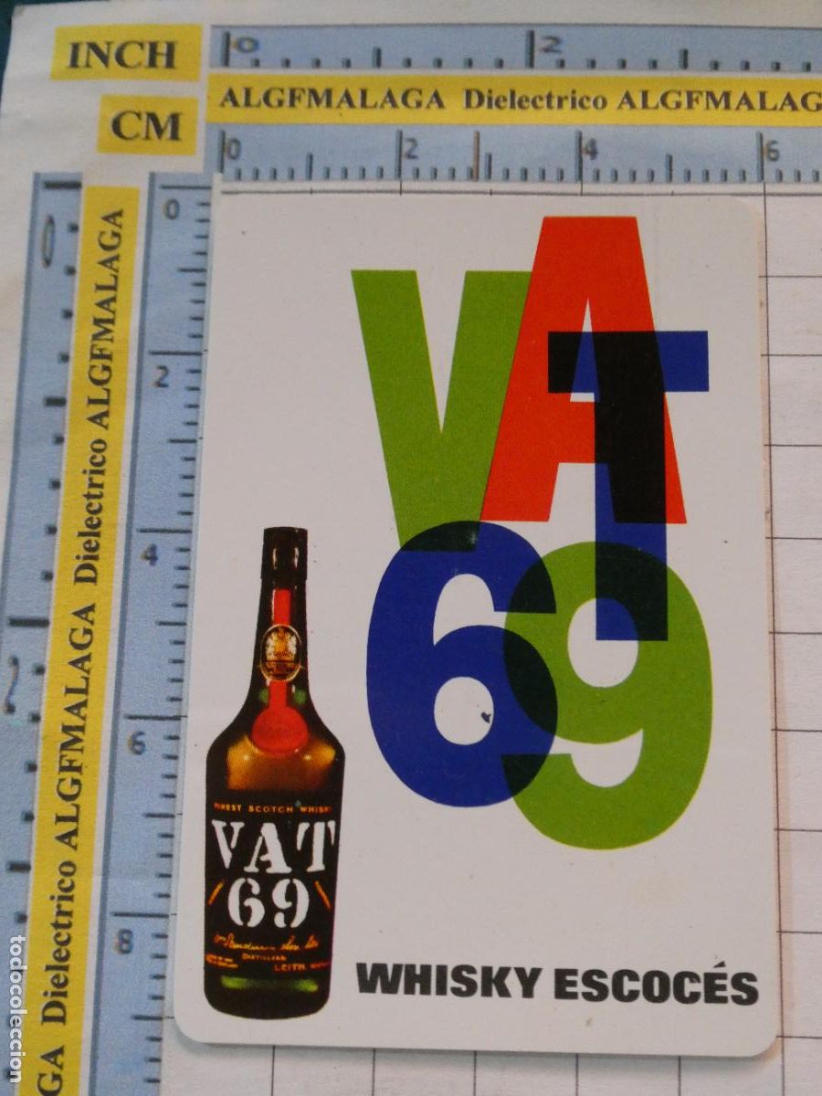 Sammeln von Kalendern: CALENDARIO DE BOLSILLO. A&Ntilde;O 1968. BEBIDAS VAT 69 WHISKY ESCOC&Eacute;S. 193