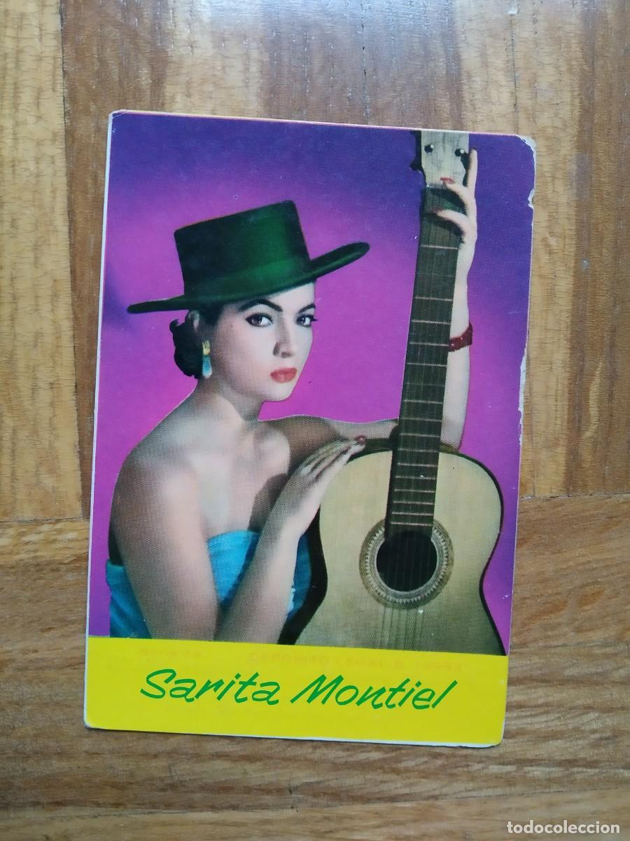 Coleccionismo Calendarios: CALENDARIO CINE ACTRIZ SARA MONTIEL CON PUBLICIDAD SEVILLA RADIO A&Ntilde;O 1964 VER FOTOS