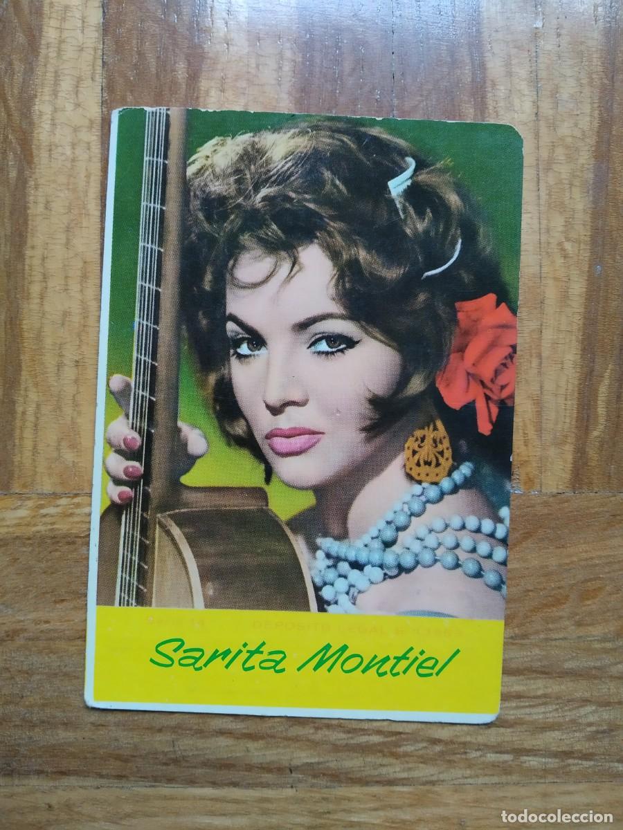 Coleccionismo Calendarios: CALENDARIO CINE ACTRIZ SARA MONTIEL CON PUBLICIDAD SEVILLA RADIO A&Ntilde;O 1964 VER FOTOS