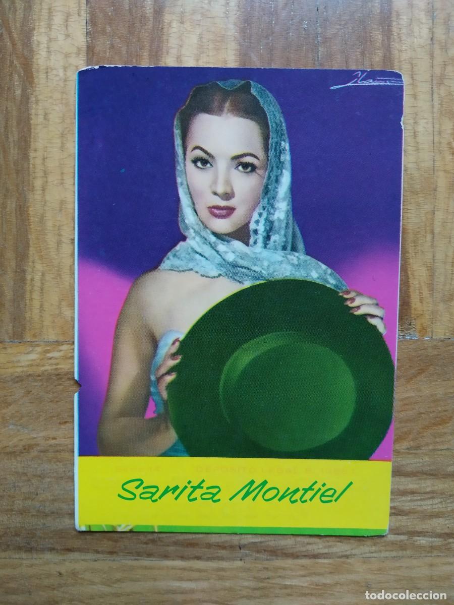 Coleccionismo Calendarios: CALENDARIO CINE ACTRIZ SARA MONTIEL CON PUBLICIDAD SEVILLA RADIO A&Ntilde;O 1964 VER FOTOS