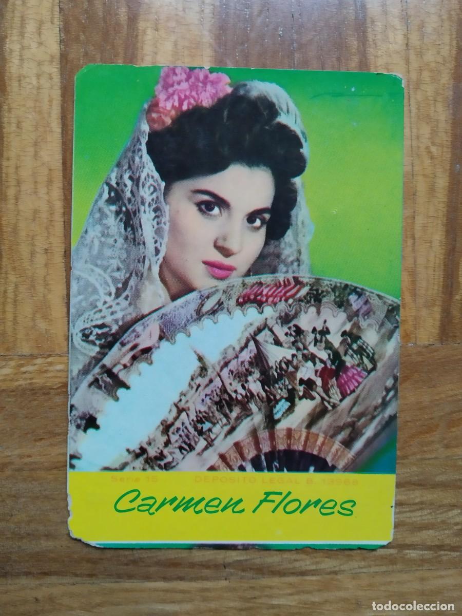 Coleccionismo Calendarios: CALENDARIO CINE ACTRIZ CARMEN FLORES CON PUBLICIDAD SEVILLA RADIO A&Ntilde;O 1964 VER FOTOS