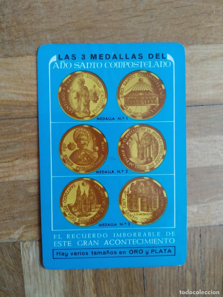 Coleccionismo Calendarios: CALENDARIO FOURNIER CAJA DE AHORROS DE CADIZ LAS 3 MEDALLAS DEL A&Ntilde;O SANTO COMPOSTELANO A&Ntilde;O 1976 VER