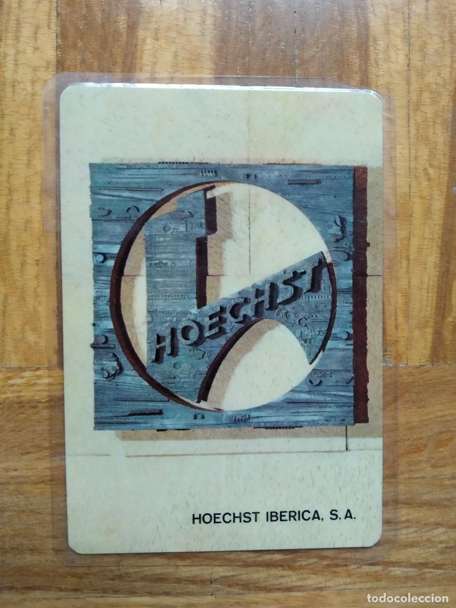 Coleccionismo calendarios: CALENDARIO PUBLICITARIO HOECHST IBERICA, S.A A&Ntilde;O 1966. VER FOTOS. PLASTIFICADO