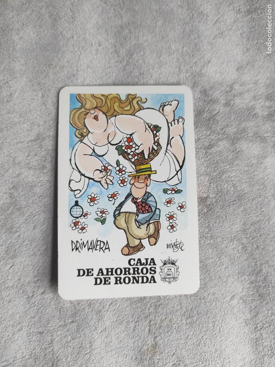 Coleccionismo calendarios: CALENDARIO FOURNIER 1985 CAJA DE AHORROS DE RONDA