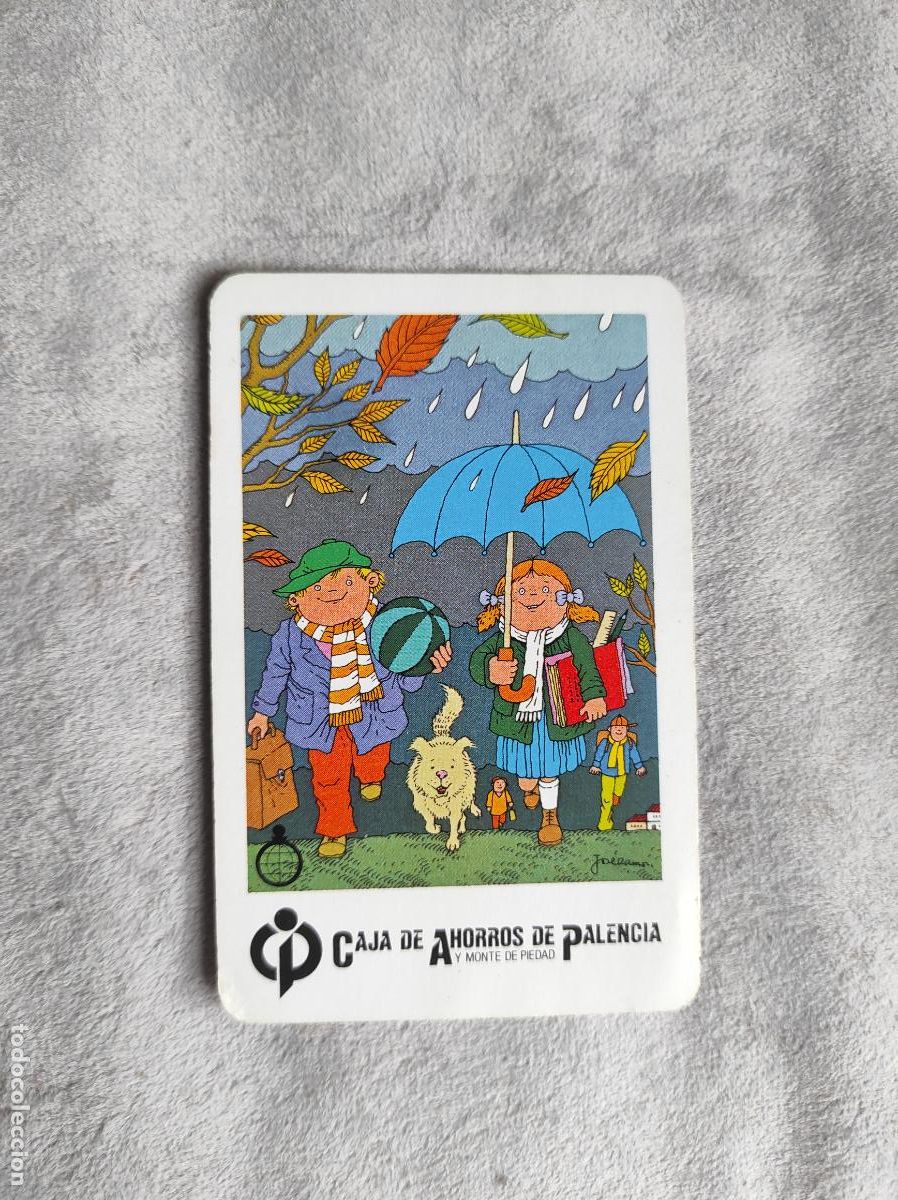 Coleccionismo calendarios: CALENDARIO FOURNIER 1986 CAJA DE AHORROS DE PALENCIA