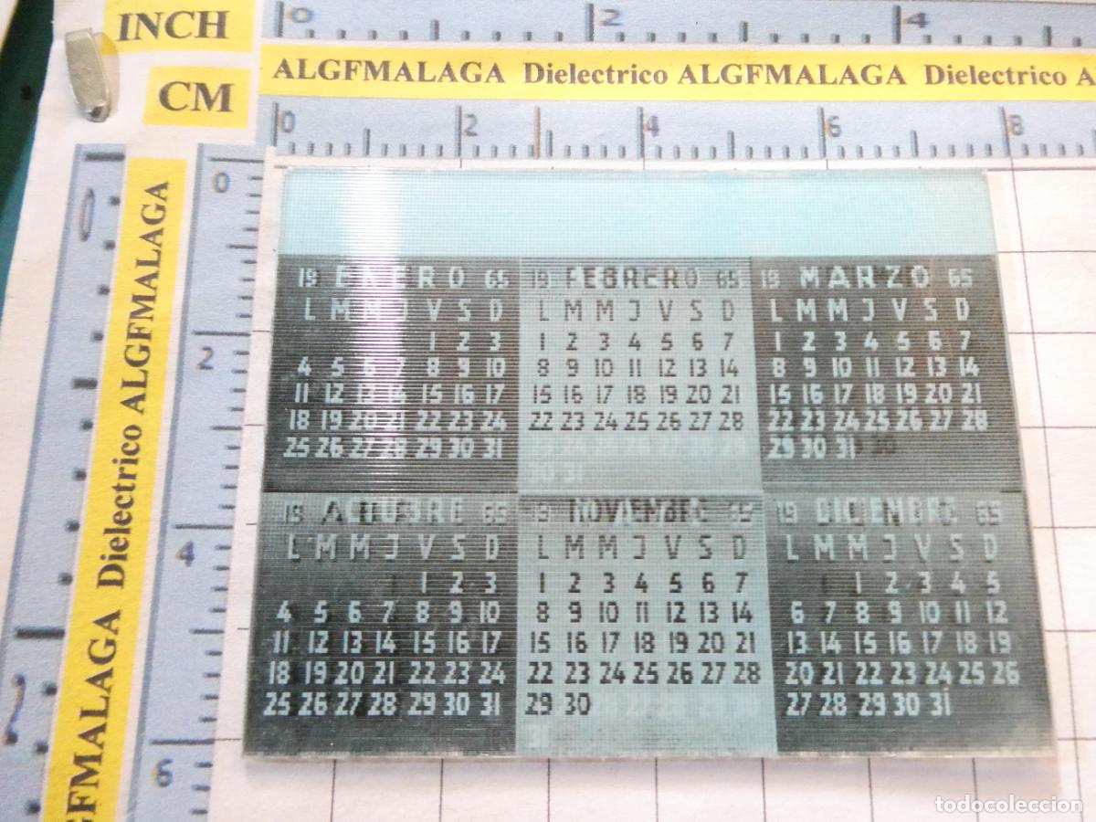 Collezionismo Calendari: CALENDARIO DE BOLSILLO. A&Ntilde;O 1965. ESTEREOSC&Oacute;PICO HOLOGR&Aacute;FICO. 210