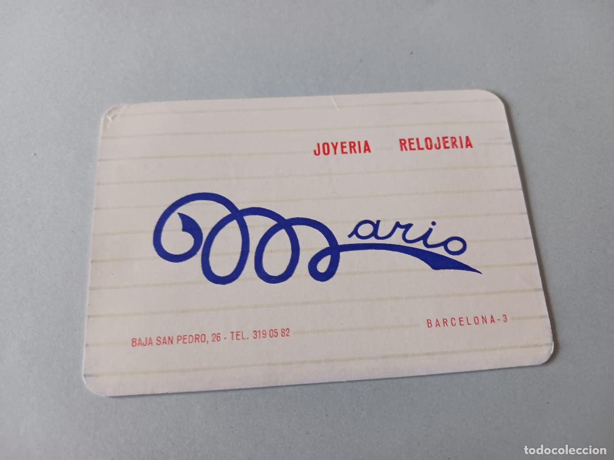 Coleccionismo Calendarios: CALENDARIO 1980, joyeria mario, barcelona