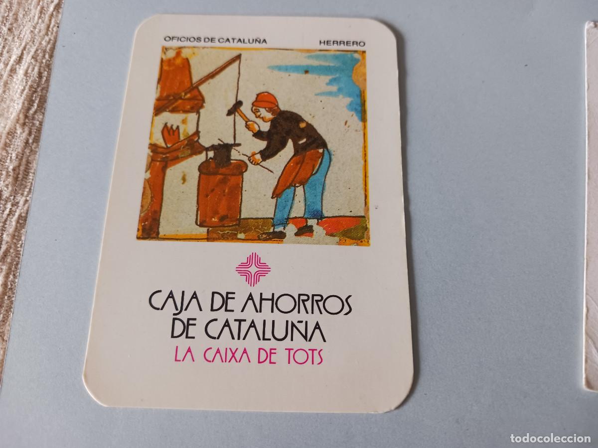 Coleccionismo Calendarios: CALENDARIO 1980, caja de ahorros de catalu&ntilde;a, oficios, herrero