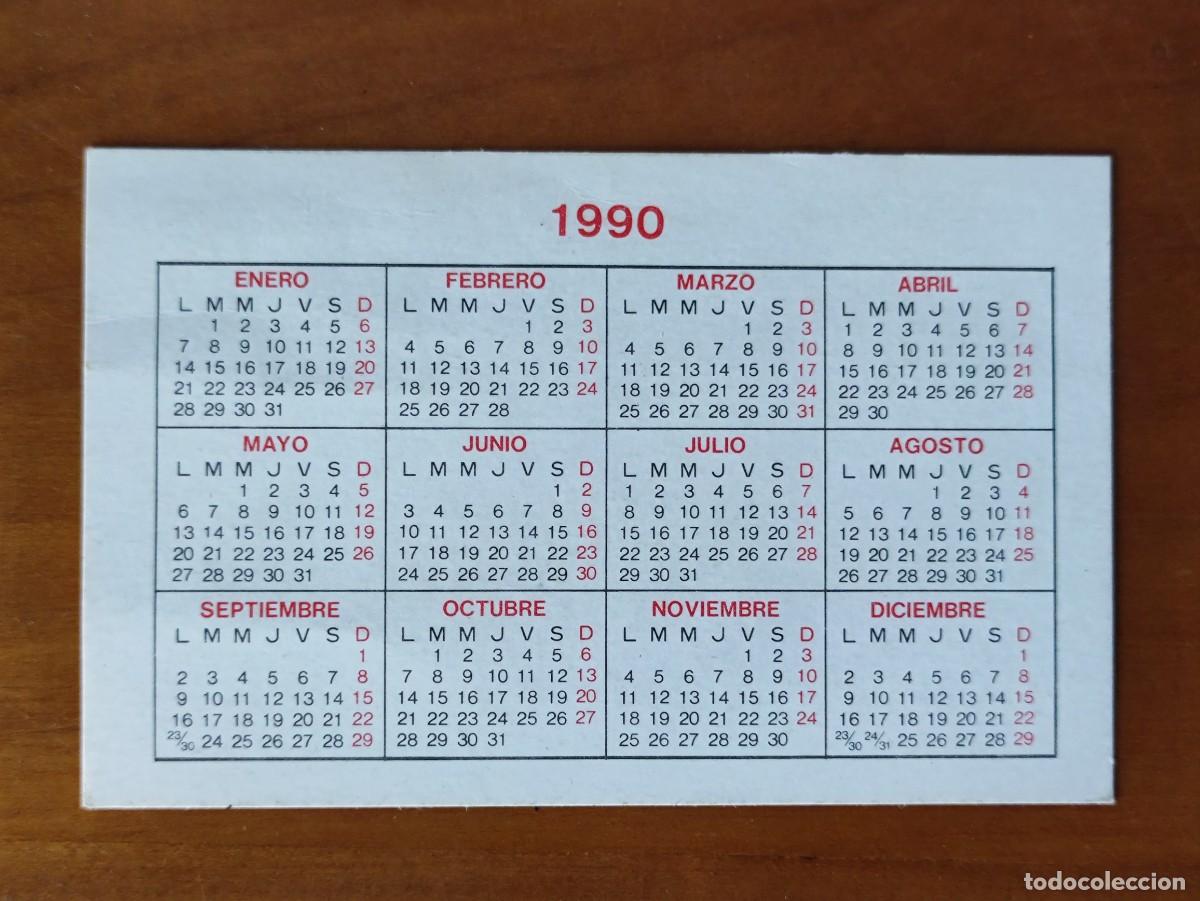 Coleccionismo calendarios: CALENDARIO 1990 / 1991 - sin ilustraci&oacute;n