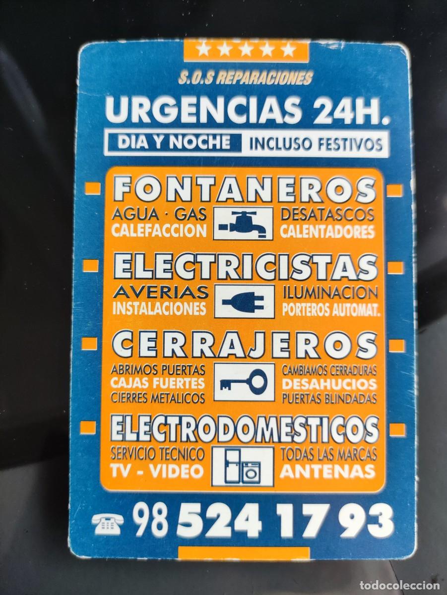 Coleccionismo calendarios: CALENDARIO 1999 - S.O.S. REPARACIONES - ASTURIAS