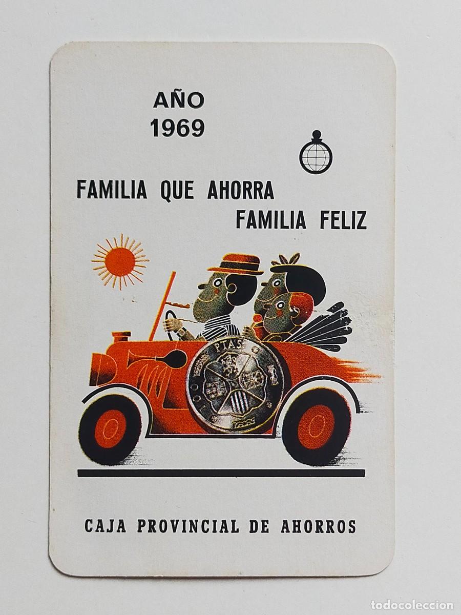Coleccionismo calendarios: Calendario de bolsillo FOURNIER A&ntilde;o 1969 - CAJA PROVINCIAL DE AHORROS