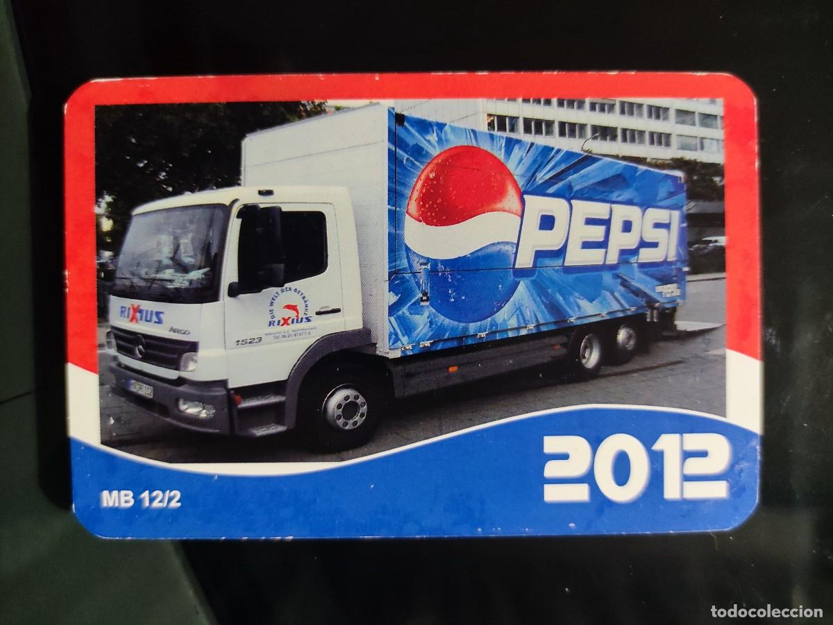 Coleccionismo calendarios: CALENDARIO 2012 - HUNGR&Iacute;A - PEPSI - CAMION MERCEDES-BENZ ALEMANIA