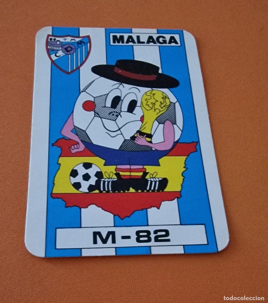 Coleccionismo calendarios: calendario de bolsillo M&aacute;laga C.D.M. mundial 82. 1982
