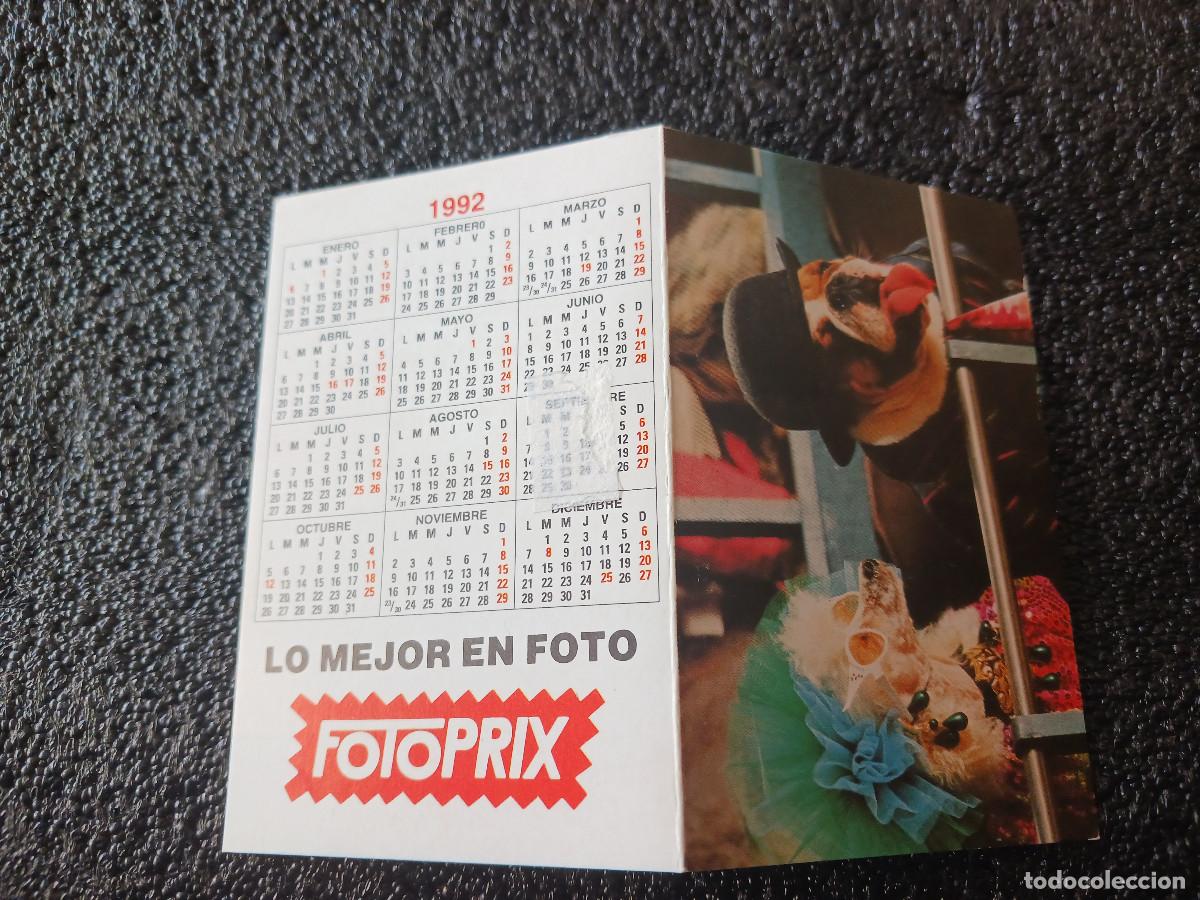 Collectionnisme Calendriers: calendario diptico 1992, fotoprix, linea de metro de barcelona, perros disfrazados