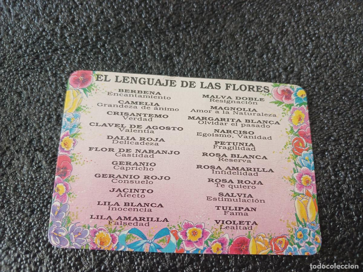 Coleccionismo calendarios: calendario 1993, farmacia vicenta romero, el lenguaje de las flores